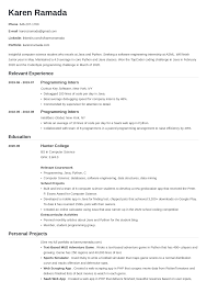 Internship is an opportunity for the students who had qualified the executive program of the course. Computer Science Internship Resume Template For Students In 2021