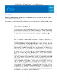 PDF) Alimentation, état nutritionnel, apport calcique et pathologies  associées à la ménopause chez une population de femmes de la ville de  Tébessa (Est algérien)