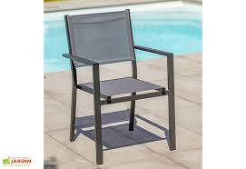 Fauteuil De Jardin Empilable En Aluminium Et Textilene Tolede Dcb Garden En 2020 Fauteuil Jardin Mobilier Jardin Fauteuil