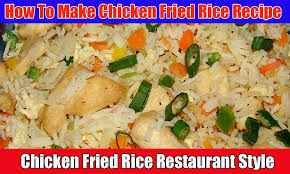 Serve with your favorite indian curry or dal (lentils). How To Make Chicken Fried Rice Recipe Chicken Fried Rice Restaurant Style Fried Rice Recipe Chicken Fried Rice Recipe Rice Recipes