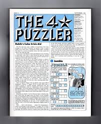 Newspapers, including the los angeles . The Four Star Puzzler September 1981 Issue 9 Puzzles From Games Magazine Anacrostic Acrostic Crosswords Cryptic Cryptograms Logic More De Shortz Will Hook Henry Shenk Mike Editors Merl Reagle Henri Arnold