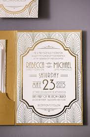 This simplicity is translated to a great design base that can make your wedding invitation standout. 30 Bold Art Deco Wedding Stationary Ideas Weddingomania