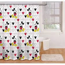 Disney Mickey Mouse Fabric Shower Curtain 1 Each Walmart Com Disney Shower Curtain Mickey Mouse Shower Curtain Mickey Bathroom