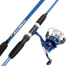 Amazon.com : Spinning Rod and Reel Combo - Swarm Series Fishing Accessories  by Wakeman Outdoors : Sports & Outdoors