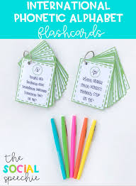 The phonetic alphabet used for confirming spelling and words is quite different and far more phonetic spelling alphabet. How To Study For Phonetics Ipa Flashcards The Social Speechie