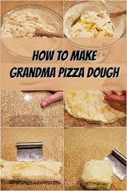 This Is The Best Grandma Pizza Dough Recipe I Ve Ever Tried From Peter Reinhart S Perfect Pan Pizza T Grandma S Pizza Cheesy Pizza Recipe Pizza Recipes Dough