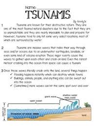 Tsunamis Text And Question Set Fsa Parcc Style Ela Assessment This Or That Questions Ela Assessments Fsa Writing