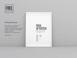 Hanging poster psd mockup for free. Wall Poster Frame Mockups Psd Psdfinder Com Frame Mockup Free Poster Mockup Wall Poster Frame
