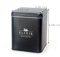 Custom 50g-200g Storage Metal Gift Coffee Tin Can Packaging ...