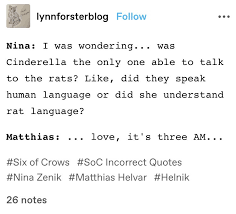 Tumblr incorrect quote templates two people ab incorrect quotes incorrect templates. Six Of Crows Six Of Crows Crow Books Crow
