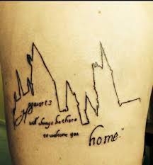 Harry Potter Tattoo Hogwarts Will Always Be There To Welcome You Home Harry Potter Tattoos Harry Potter Tattoo Tattoo Quotes