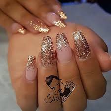 How to easily remove acrylic nails at home. Prom Navy Blue And Gold Acrylic Nails Nail And Manicure Trends