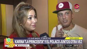 Después de que gladys fuera eliminada del cantando, ella y la jurado tuvieron un enfrentamiento en lam. Karina La Princesita Y El Polaco Juntos En Ensayo Youtube