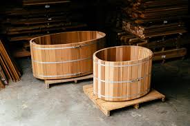 Ideally you want tight grain or clear wood but you will spend more. Round Barrel Hot Tubs Cedar Barrel Saunas Water Cisterns Japanese Soaking Tubs Forest Cooperage