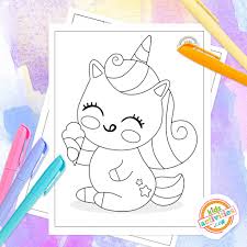 6 more fun stuff for little girls. Magical Unicorn Coloring Pages