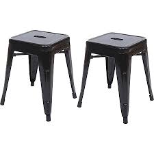 Kauf auf rechnung schnelle lieferung kostenloser rückversand. 2x Hocker Mcw A73 Metallhocker Sitzhocker Metall Industriedesign Stapelbar Schwarz Online Kaufen Bei Netto