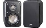 Signature American HiFi Satellite Surround Sound Bookshelf Speaker - Washed Black Walnut (S10) Polk