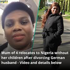 https://read.legit.ng/ldEuv A woman has vowed to get back her kids after  landing at the Lagos airport following her return to Nigeria. She shared  what happened to her kids in Germany after divorcing