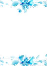 Free Printable Blue Borders Wedding Invitation Templates Wedding Invitation Templates Wedding Invitations Borders Vintage Flowers Wallpaper
