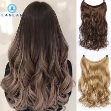 You can show off the gorgeous texture of your locks in a fancy half up. Lanlan Women Long Curly Hair Big Wave One Piece Natural Wig Set U Shaped Seamless Hair Extension Wig Piece Cute Headwear Synthetic Clip In One Piece Aliexpress