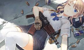 Top 10 anime guys who get all the girls (ft. Hd Wallpaper Girl Gun Weapon Anime Japanese Gloves Redbull Bishojo Wallpaper Flare