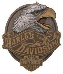 H D Carved Eagle Pub Sign At Ace Branded Products Harley Davidson Art Pub Signs Eagle