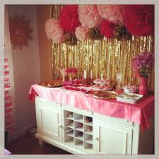 Pin By Ashley Van Sickle On Party Ideas 23rd Birthday Decorations Pink Gold Party Gold Party