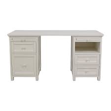 Choose traditional, modern designs or impressive executive desks. 74 Off Pottery Barn Pottery Barn Off White Four Drawer Desk Tables