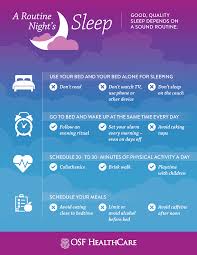 Start sleeping better tonight (next steps). Four Steps To Help You Sleep Better Osf Healthcare