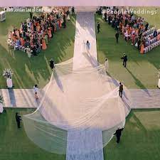 The christian ceremony, which took part on saturday, saw the bride walk down the aisle in. Priyanka Chopra And Nick Jonas Her Veil Priyanka Chopra Wedding Bridal Veils And Headpieces Wedding Dress With Veil