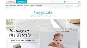 Consumer, lifetouch, and shutterfly business solutions. Tiny Prints Opens New Home On Shutterfly Com Offering Customers New Luxe Stationery Designs From Prominent Artists And Seamless Access To Shutterfly S Free Unlimited Photo Storage Personalized Products Business Wire