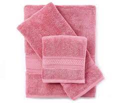 Aprima Heather Rose 3 Piece Towel Set Big Lots Towel Set Towel Pink Towels