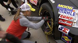 If you can't become a. Fast And Fabulous Nascar S First Female Pit Crew Member Video Abc News