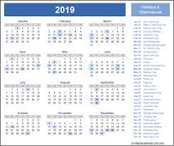 2019 Calendar With School Holidays Calendar Printables Monthly Calendar Template Printable Calendar Template