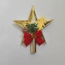 See more ideas about christmas crafts, christmas diy, xmas crafts. Jual Hiasan Natal Bintang Puncak Top Pohon Natal Warna Gold Kota Surakarta Kedai Rohani Tokopedia