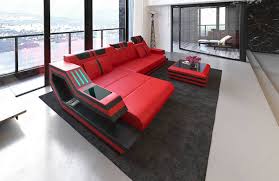 Great collection of 18 stylish modern red sectionals. Hollywood Sectional Luxury Leather Sofa Sofadreams