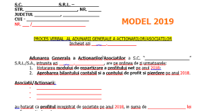 _____, judetul ____ _____cui _____ nr. BilanÈ› 31 12 2018 Raport Proces Verbal Pentru Adunare Generala AsociaÈ›i AcÈ›ionari Model Pentru SituaÈ›ie Profit Cabinetexpert Ro Blog Contabilitate