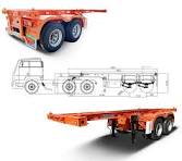 20 Ft Shipping Container Chassis