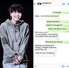 Min Yoongi What S App Boyfriend Texts Bts Snap Chat On Instagram Yoongi Bts Imagine Min Yoongi