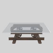 Railroad cart coffee table and others coffee tables to discover at pib, the specialist in vintage furniture, lighting and decorating style. 3d Railroad Cart Coffee Table Model Turbosquid 1264573