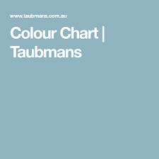 Colour Chart Taubmans Char Grey Movie Star All Black