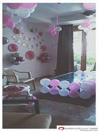 Pin By Brenda Ongalo On Events Decor Birthday Decorations At Home Simple Birthday Decorations Birthday Decorations