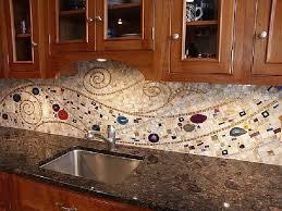 First up, quartzite backsplash as a focal point! How Kitchen Mosaics Can Breathe Life Into Your Cooking Space