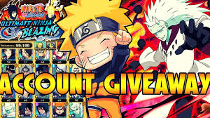 Blazing Account Giveaway Naruto Blazing Youtube