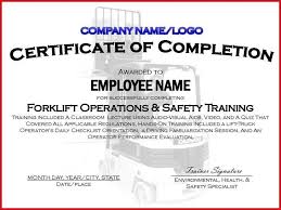 To obtain a forklift operators certificate, each employee must demonstrate his or her knowledge of general forklift safety information as when it is resting solidly on the stack and forks are free, back machine away slowly. Free Forklift License Template Download Ideas Certificates With Hudsonradc