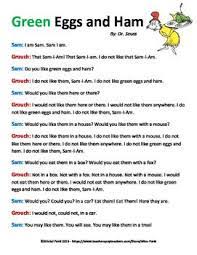 Dr Seuss Readers Theaters I Have Compiled 10 Dr Seuss Readers Theaters That I Have Created Into On Readers Theater Green Eggs And Ham Reading Across America