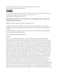 Cook's has been entrusted to manage and operate the services for his honor and glory. Pdf Natural Pest Control In Citrus As An Ecosystem Service Integrating Ecology Economics And Management At The Farm Scale