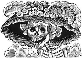 Imagenes de catrinas para colorear. Catrina Colorear Ser Maestr Hoy
