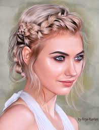 Smudge Paint Photoshop Cs5 Digital Art Girl Vector Portrait Illustration Photoshop Painting