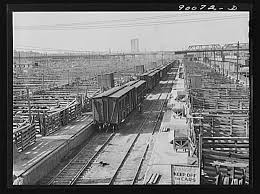 Loading Pens For Livestock To Be Shipped In Freight Cars Union Stockyards South Omaha Nebraska Model Railway Track Plans Model Planes Model Railroad